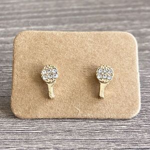 Teeny Tiny Stud Earrings Gold